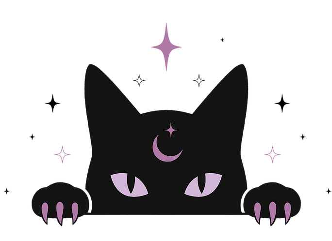 ✦ Little Black Cat Nails ✦  by Georgie